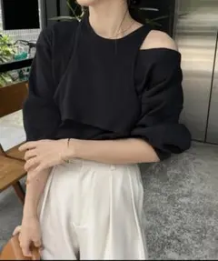 カプリシュレマージュ　アメスリSETリブTシャツのサムネイル