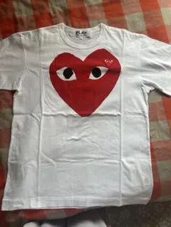 PLAY COMME des GARCONS ハートTシャツ Lサイズ ホワイト