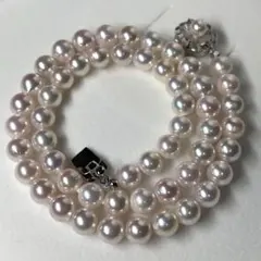 定価24万 あこや真珠 7.98mm 39g SILVER刻印 45.5cm