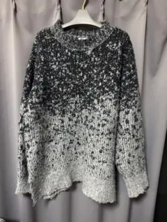 LOWRYS FARM グレー系長袖ニット