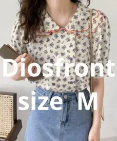 あ*。様 Diosfront 花柄パフスリーブブラウスのサムネイル