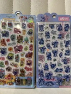 Disney ズートピア2 スティッチ　正規品　硬いぷっくりシール