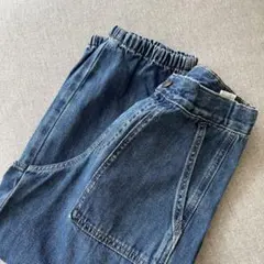 デニムワイドワークジョガーパンツ