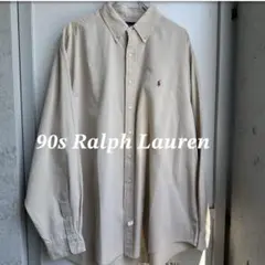90s Ralph Lauren 100%cotton big BD shirt
