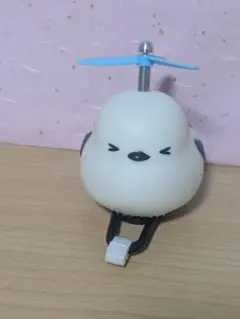 【新品】ふくふくシマエナガ　爆走！プロペラちゃん　シマちゃん 自転車アクセサリー