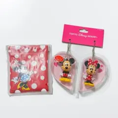 ディズニー キーチェーン キーホルダー ポーチ セット ディズニーリゾート