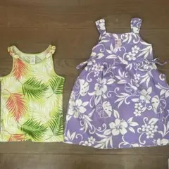 アロハ　ワンピース　タンクトップ　セットのサムネイル