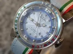 ●I.T.A.●イタリアデザインの高級腕時計●スカイブルー●未使用