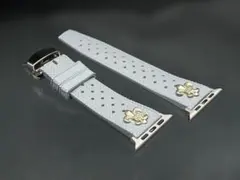 グレー アップルウォッチ ラバー ベルト