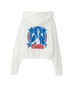 HYSTERICGLAMOUR ショート丈パーカー ZIP