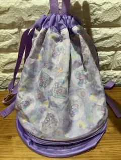 サンリオ　キキララ　ユニコーン　リトルツインスターズ　プールバッグ　2層式