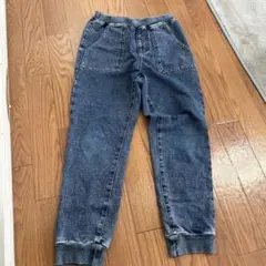 GU デニムジョガーパンツ 140
