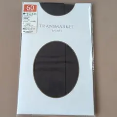 TRANSMARKET タイツ 60デニール M-L ビターチョコ