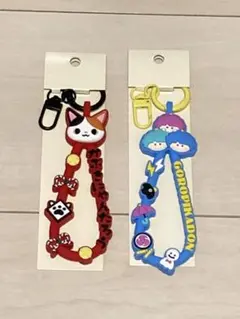 サンリオキャラクター大賞　ラバーコードキーホルダー　かぶき、ごろぴかどん