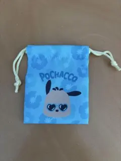 サンリオ キャラクターズ ポチャッコ プチ巾着 ポーチ ダイソー セリアのサムネイル