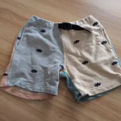 像刺繍　ハーフパンツ