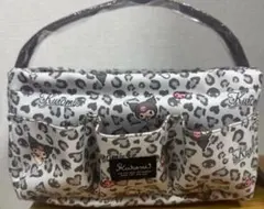 最安値♡日焼け　クロミ　ヒョウ柄　ブラック　仕切り付き収納ケース　しまむら