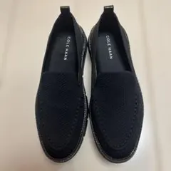 COLE HAAN ZEROGRAND ローファー ブラック　ニットのサムネイル