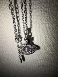 vivienne westwood ネックレス パープル
