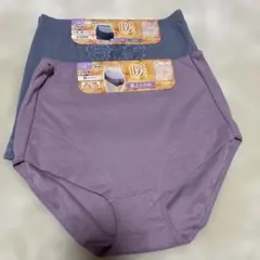 LLレース付きショーツ2枚セット サイズ グレー・パープル
