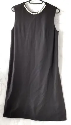 【美品】tocco トッコ　ひざ丈ワンピース　サイズM〜L　バックはレース