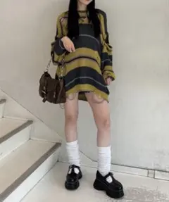 最終値下げ/ jouetie マルチWAYダメージニット サマーニット