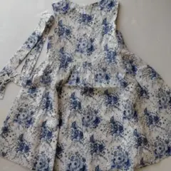 タルティーヌ　エ　ショコラ　花柄ワンピース　BeBe