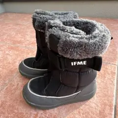 IFME ブラックファーブーツ　17cm