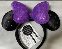 新品タグ付きパープルカチューシャ ミニー✨️ディズニーリゾート