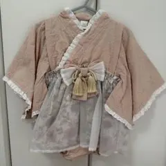 【美品】袴ロンパース コトリ 80サイズ