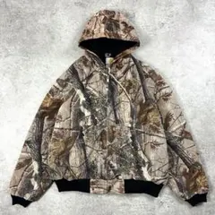 ノア様カーハート 【希少】リアルツリーカモ アクティブジャケット 古着 L