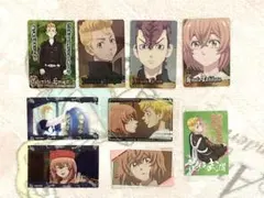 東京リベンジャーズ　花垣武道　橘日向　千堂敦　カード　ステッカー　9点セット
