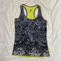 ZUMBA タンクトップ S ネイビー/イエロー