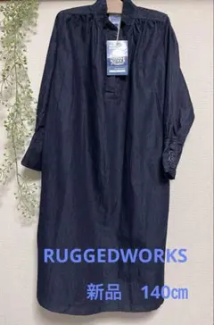 RUGGED WORKS デニム長袖ワンピース 140㎝
