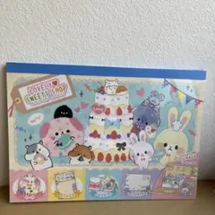 【平成レトロ】カミオジャパン ラブリースイーツショップ メモ帳 当時物