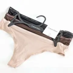 Calvin Klein Tバック Ｓ 下着 レディース 3P