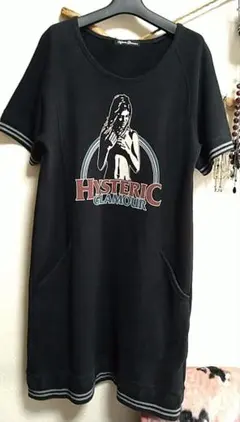 値下げ❣️HYSTERIC GLAMOUR　スウェットワンピース　hysgirl