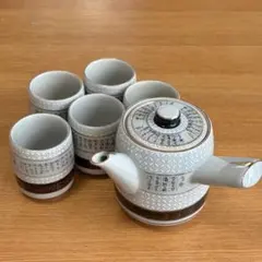 九谷焼　急須と湯呑み5個セット
