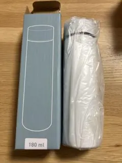 新品 ステンレスボトル 180ml ホワイト