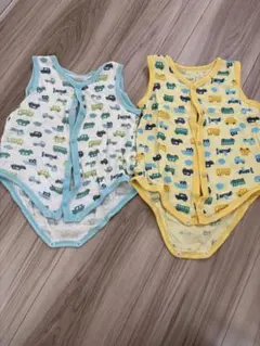 ロンパース肌着　タンクトップ　前開き　男の子