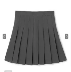 GRL インパン裏地付きプリーツミニスカート(at1569)