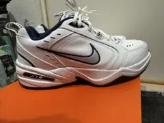 NIKE AIR MONARCH IV 4E ホワイト ネイビー 27cm