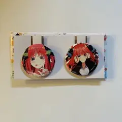 一番くじ 五等分の花嫁 中野二乃 缶バッジセット