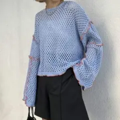 HELLO.SANFRANCISCO メッシュリボンカーディガン 3wayのサムネイル