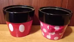 ミッキー＆ミニー ペアプランター 2個セットのサムネイル