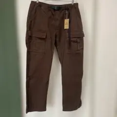 新品タグ付 Gramicci フロントカーゴパンツ ブラウン XXL