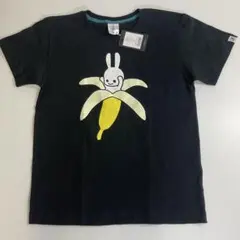 【新品タグ付・人気】CUNE Tシャツ バナナさん うさぎ 完売品 廃盤 黒 Mのサムネイル