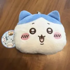 ちいかわ ぬいぐるみパスケースポーチ① ハチワレ マスコット