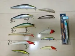 タックルハウス 12点セット ミノー プラグ Ｋ-TEN ブルーオーシャンのサムネイル