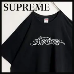 【最高デザイン☆XXLサイズ】シュプリーム センターデザイン ロゴ Tシャツ